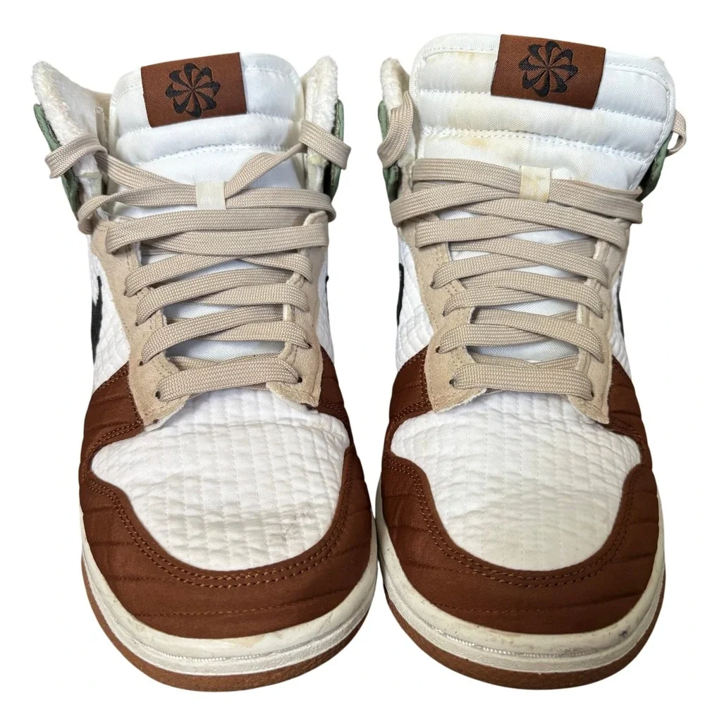 Nike Dunk High LX Next Nature Summit Women's Sz 7.5 White Black Green DN9909-100